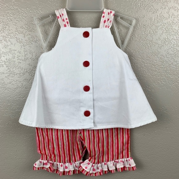 Austin & Ashley Heavily Embroidered Two Piece Set 3-6 month - Picture 3 of 9